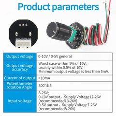 Output Analog Potentiometer Module Voltage Signal Generator Board 0-5V 0-10V
