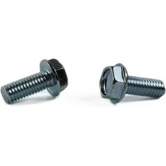 10-32 X 1/2″ Hex Flange Washer Head Machine Screw Zinc Plated Unslotted