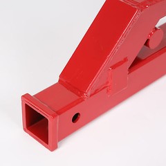 2″ Clamp On Tractor Hitch Bucket Trailer Receiver Ball Mount Tow Attachment