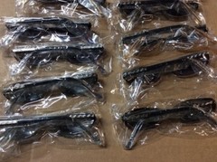 ASSORTED BOX OF SUNGLASSES SUN GLASSES SET OF 14 GLASS COLORED SMALL LENS