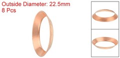 8PCS Copper Flare Gasket, 3/4″ Tube Size, Suitable for 19.05mm Copper Pipe