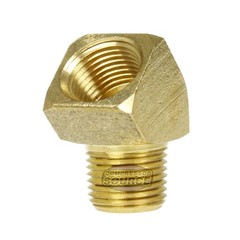 3/8″ Male NPTF to Female NPTF 45 Degree Street Elbow Solid Brass Pipe Fitting