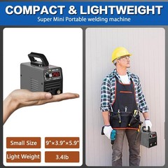 Saker Portable Electric Welding Machine,110V Portable Welder Handheld with IG