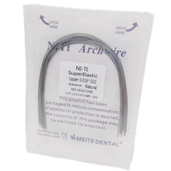 50X Dental Rectangular NITI Arch Wires Super Elastic Nature Form 10pc/pack