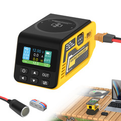 300W Voltage Regulator Compatible with Dewalt 20V Battery, DC 2-30V,Type-c,USB