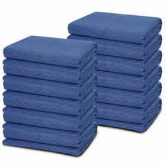 12 Pack 80″ x 72″ Moving Blankets Quilted Shipping Furniture Moving Packing Pads