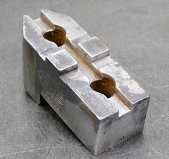 Jergens 15217 Steady Rest Lathe Chuck Jaws 3-1/2″L x 1-1/2″H x 1-1/4″W Lot of 3