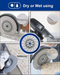 Versatile 5 Inch Diamond Cutting Wheel – Fast Grinding for Concrete & Tile Work