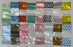 Apple Baggies #1515 (1,000) ASSORTED DESIGNS (10 Packs With 100 In Each Pack!)