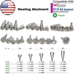 US Dental Regular Healing Abutment Cover Screw Fit Hiossen Osstem ET Platform