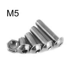 US 500pcs Stainless Steel Hex Socket Cap Head Bolts Screws Nuts M3 M4 M5 304 Kit