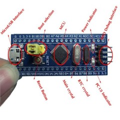 STM32F103C8T6 ARM 72MHz Cortex-M3 USB STM32 Microcontroller Development Board