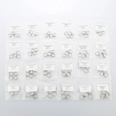 Dental 1st Molar Bands Roth 022 Plain Band Buccal Tube U1L1 Lingual Cleats 29-43