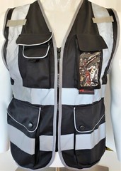 FX High Visibility Reflective Safety Vest w/ ID pocket(Small-2XL)
