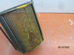 5.5″ x 6″ Perforated Basket, Heavy Duty Construction, Fixed Handle, 3 Available