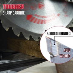 12 Inch 100 Tooth, Carbide Tipped Teeth, TCT Saw Blades for Cutting Various W…