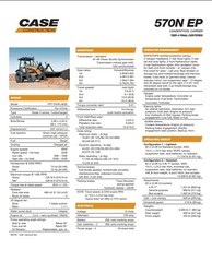 2021 Case Construction 570N EP 4×4 Skip Loader Enclosed Cab Tractor