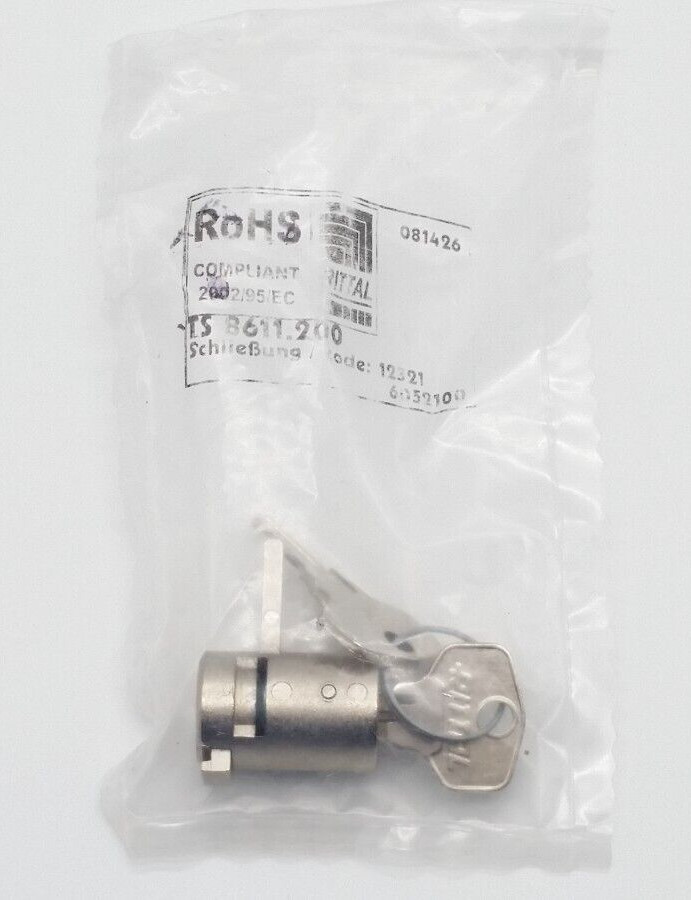 Rittal TS 8611.200 Push Button Lock Insert With 2 Keys