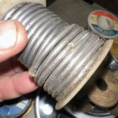 Lot of Solder Spools Over 3 Pounds! Various Sizes 10 Rolls Used