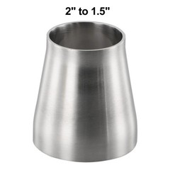 Welded Reducer 316 Adapters Sanitary Fittings Sanitary Grade Stainless Steel 316