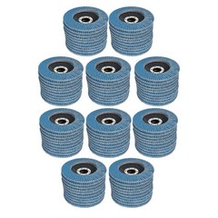 100Pack 4-1/2″×7/8” 40 Grit T29 Premium Zirconia Flap Disc Sanding Grinding US