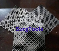 Titanium Cranial Mesh 100x100mm 5pcs w/ 70 Screws Neurosurgery Cranioplasty