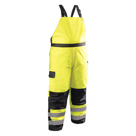 Occunomix Lux-Wbib-Ym Cold Weather Bib Pants, Polyester/Polyurethane, 29 7/8 In