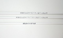 SÜA – RBCuZn-C – Low-Fuming Bronze Brazing Rod – Flux Coated – 18″ x 1/8″
