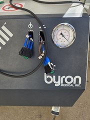 Byron Medical PT-ASP-lll-110 Aspirator System w/ Canisters IV Pole & Rails