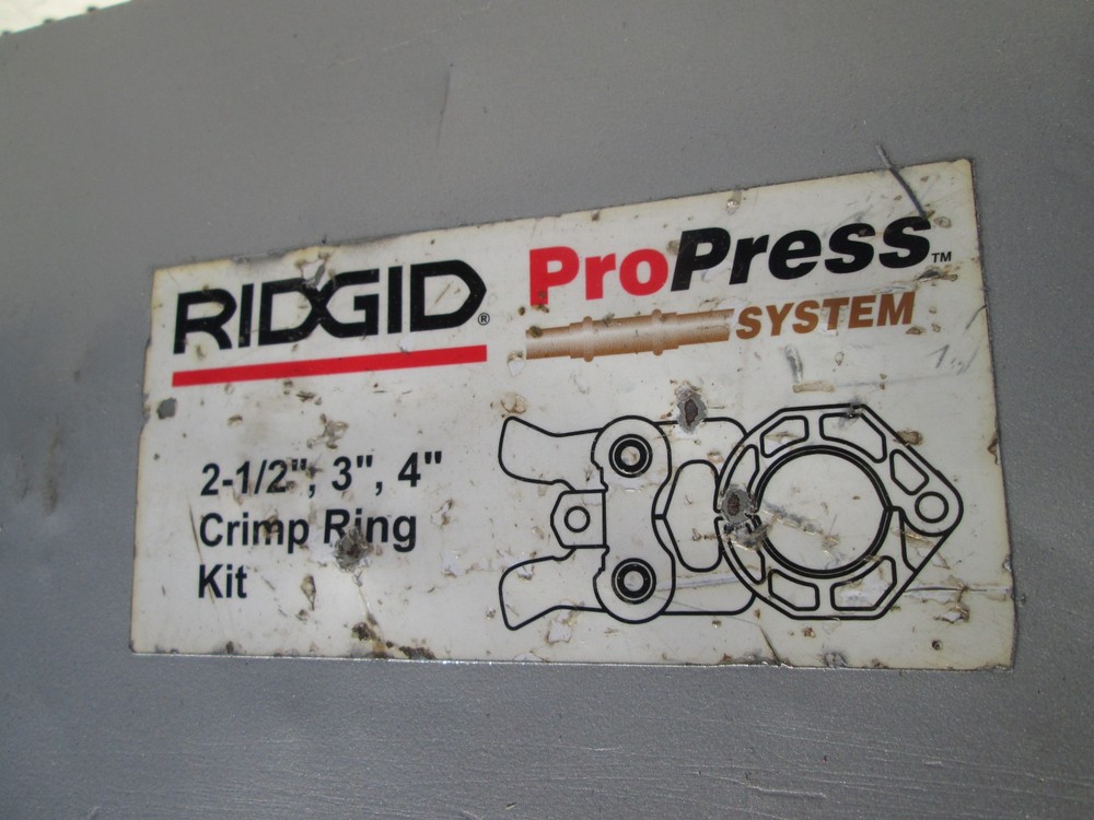 Ridgid Propress XL Crimp Ring Kit 2-1/2” – 4”
