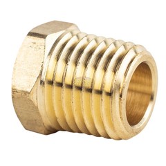 Lot of 150 – Brass 1/8″ Fnpt X 1/4″ mnpt Hex Adapter Reducing Bushing BULK