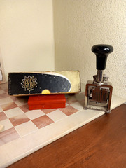 Vintage Reiner B2 Numbering Machine– 4.5mm, Made in Germany, Box and Accessories