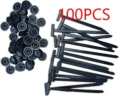 100 PCS Nylon Universal Cable Tie Buckle，Heavy Duty Self-Locking Zip Ties Holder