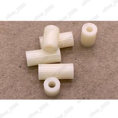 M3 M4 M5 M6 M8 White ABS Nylon Round Non-Thread Column Standoff Spacer Washer