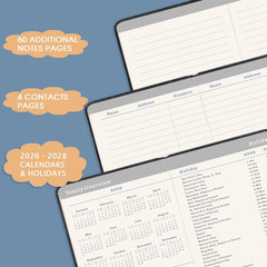 2026-2029 Pocket Planner – 3 Year Monthly Planner 2026-2029, Jul.2026 – Jun.2029