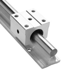 2X SBR12 Linear Rail Guide Shaft Rod L300~1500MM &4X SBR12UU Bearing Blocks CNC