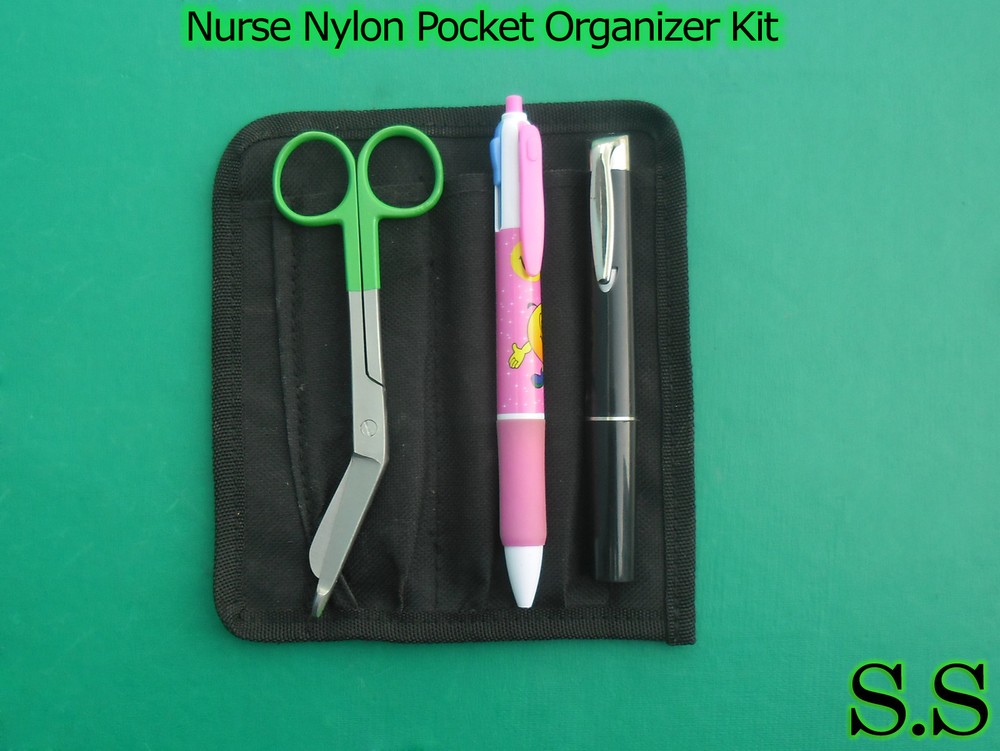 Nurse Nylon Pocket Organizer Kit – Green Color Royal