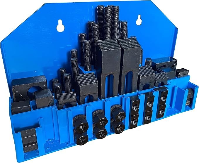 Hold Down Clamp Clamping Set Kit Bridgeport Mill (7/16″ Slot 3/8″ Stud)
