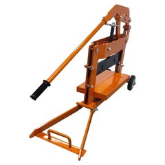 Paving Tool Walkway Bricks Splitter Cutter w/Wheels 0-15.7in Cutting Width