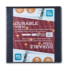 3-Ring Durable View Binder 2″Slant D-Ring Papers Storage Organizer School Office