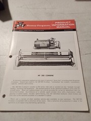 Massey Ferguson Mf 300 Combine Product Information Manual