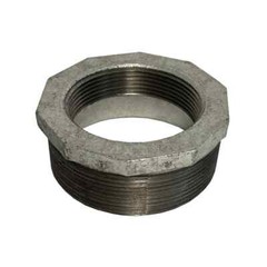 Galvanized Reducing Bushing 4″ x 3″ NPT Thread Pipe Fitting Rust Resistant