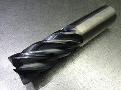 Widia/Hanita 1″ 5 Flute Carbide CR Endmill .03″ R 5V0C25008BT WP15PE (LOC3668B)