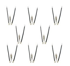 (8pack) Light Bulb Starter Replacement for Flowtron BK-15, 8pack, Black