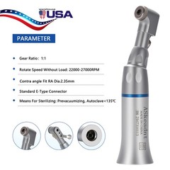 Dental Slow Low Speed Contra Angle Handpiece Latch Bur E-Type ASkeadnt AS