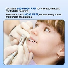 10pc Dental Finishing Finisher Prophy Brushes Aluminium Oxide Polishing Polisher