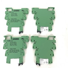 Set of 4 Phoenix Contact Relay PLC-BSC-24DC/21 New Din Mount
