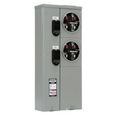 SIEMENS WEP2211 2-GANG UNI-PAK METER STACK – 200A BUS, 125A SOCKETS