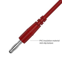2pcs Banana Plug Test Lead Cable Line Wire, 4mm Banana Plug for Multi-Meter, …