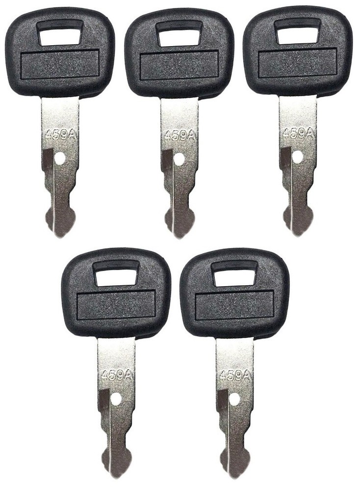 (5) Key For Kubota Mini Excavator, Backhoe, Skid Steer, Track Loader 459A